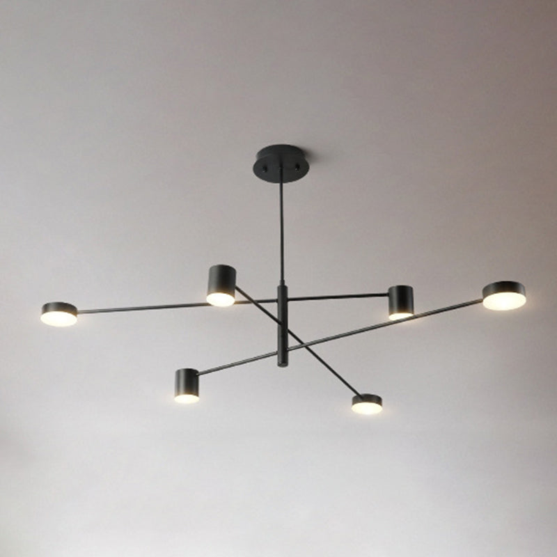 Lampada a sospensione ombreggiata in metallo Stile SEMPLICITÀ LA LADAGGIO PENDANTE LAMO IN NERO