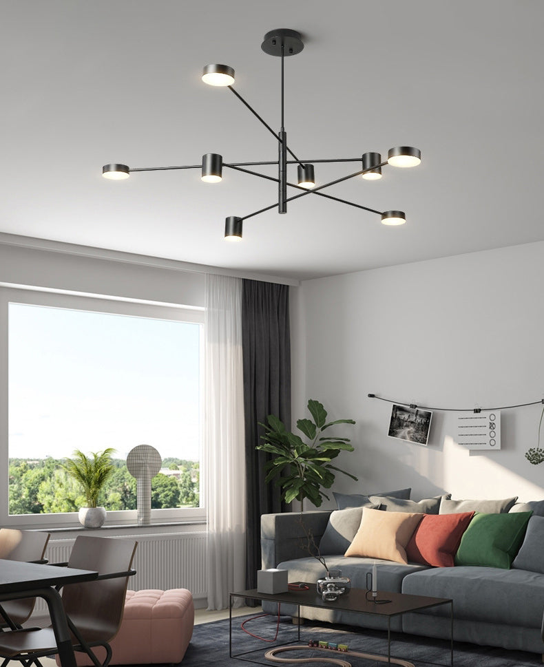 Lampada a sospensione ombreggiata in metallo Stile SEMPLICITÀ LA LADAGGIO PENDANTE LAMO IN NERO