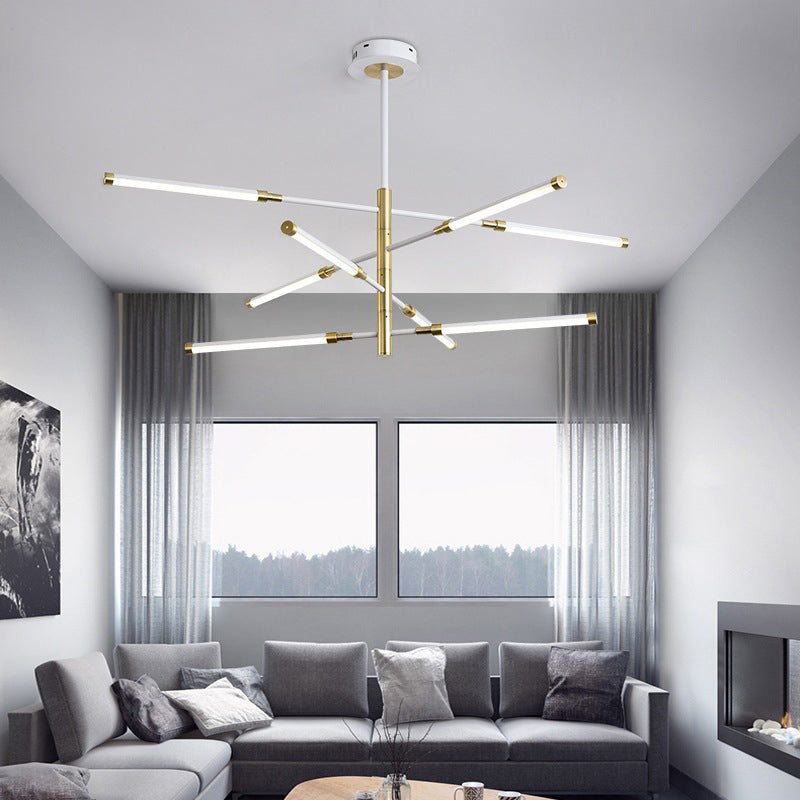 Semplicità lampada lampadina lineare lampada in metallo lampada lampadario a LED