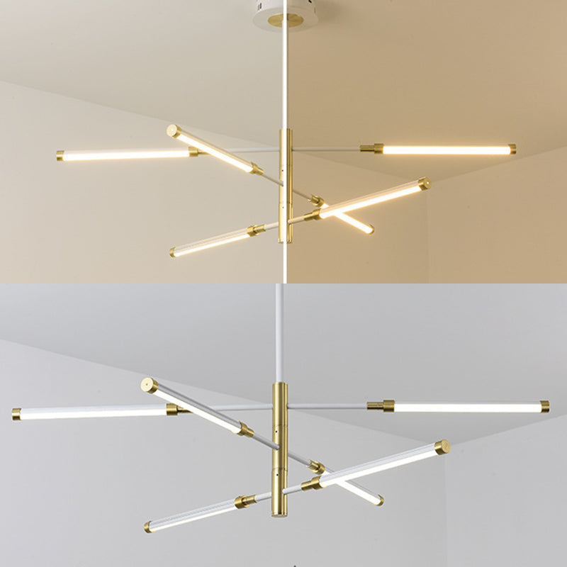 Semplicità lampada lampadina lineare lampada in metallo lampada lampadario a LED