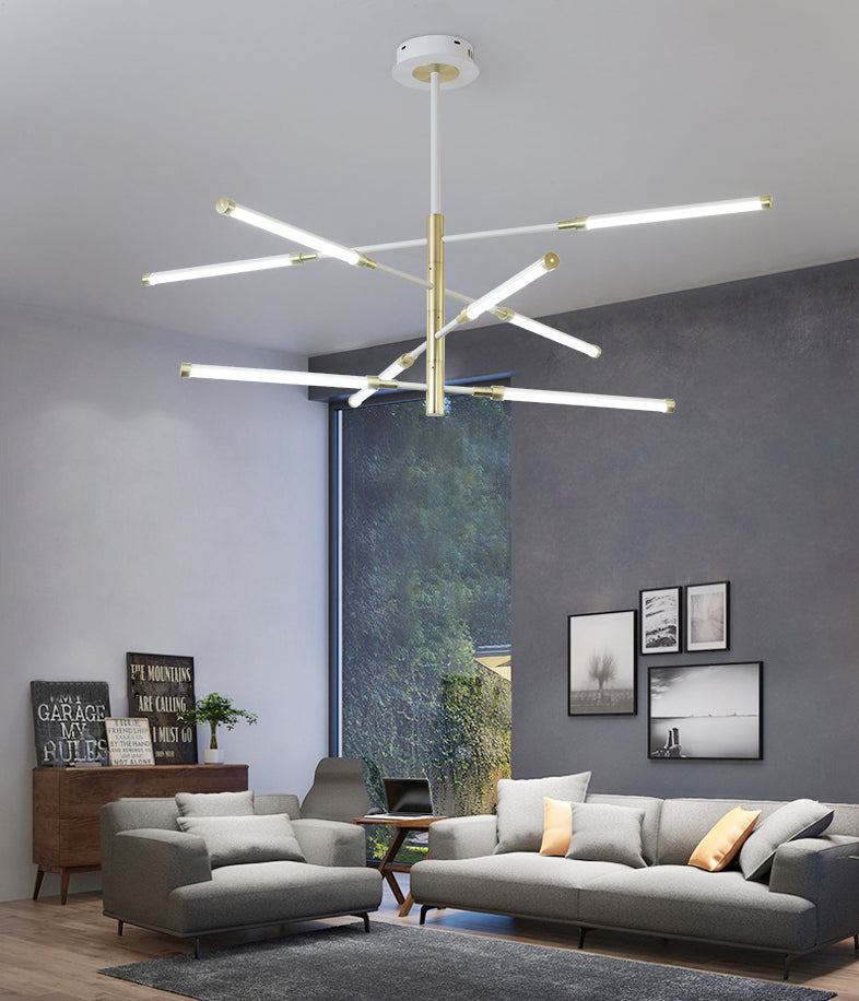 Semplicità lampada lampadina lineare lampada in metallo lampada lampadario a LED