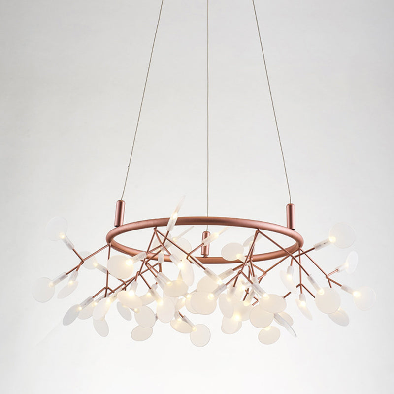 Luz de lámpara de araña de spray moderna kit de luz acrílico de acrílico