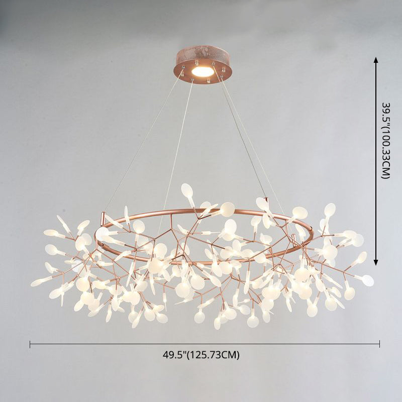 Luz de lámpara de araña de spray moderna kit de luz acrílico de acrílico