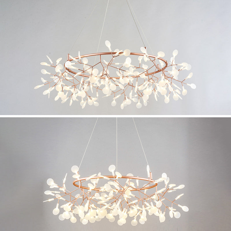 Luz de lámpara de araña de spray moderna kit de luz acrílico de acrílico