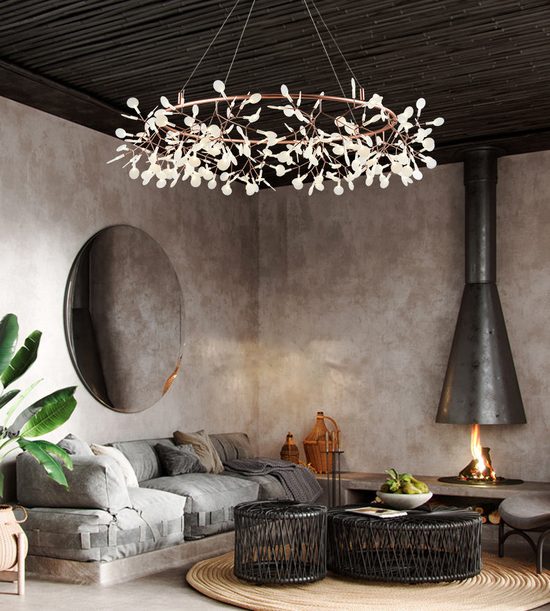 Luz de lámpara de araña de spray moderna kit de luz acrílico de acrílico