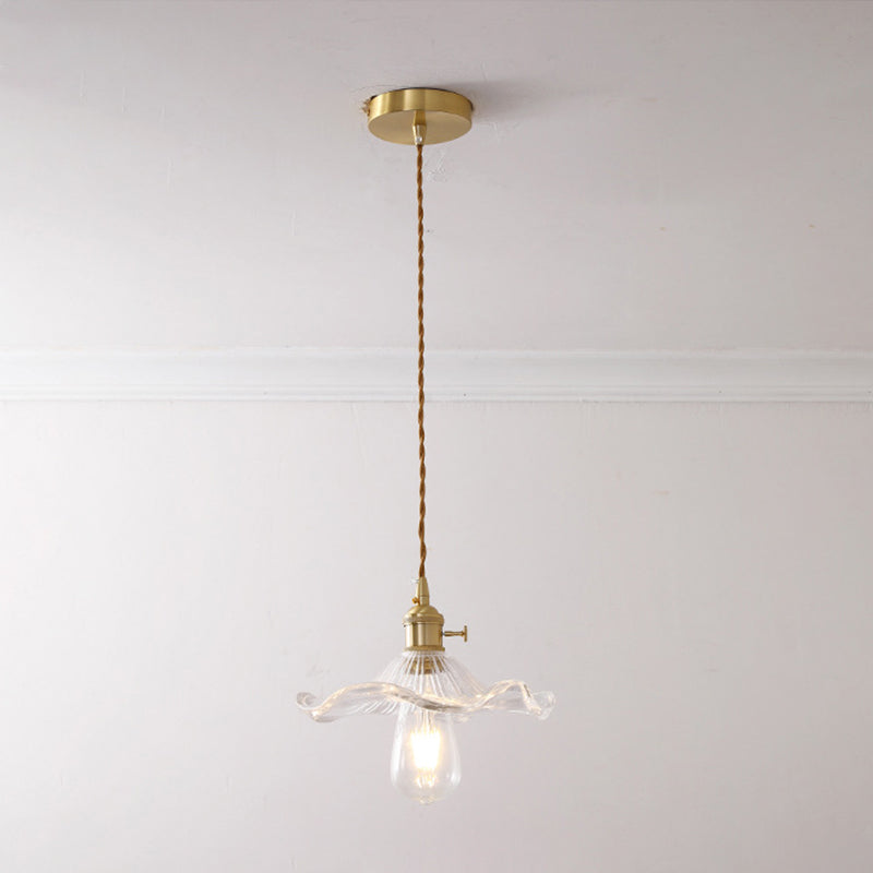 1 lumière suspendue au plafond suspension en verre contemporain suspension suspendue pour le restaurant