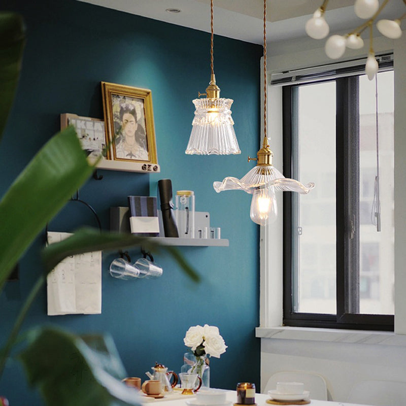 1 lumière suspendue au plafond suspension en verre contemporain suspension suspendue pour le restaurant