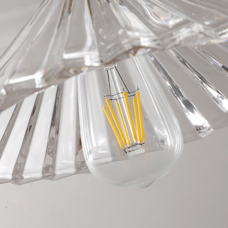 1 lumière suspendue au plafond suspension en verre contemporain suspension suspendue pour le restaurant