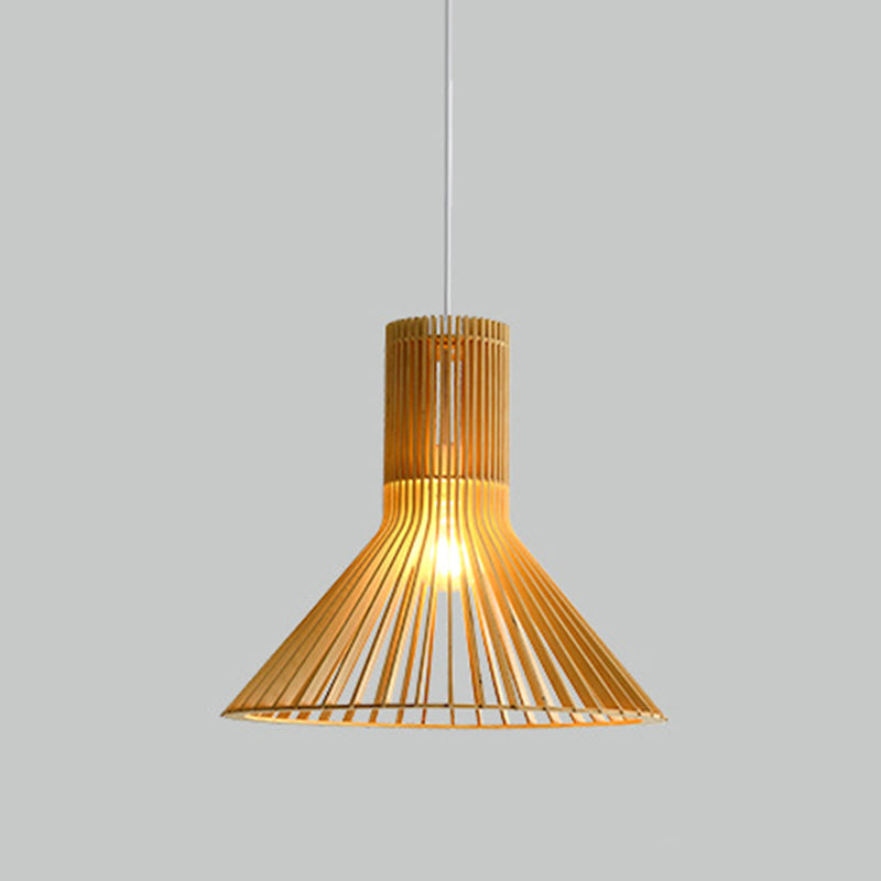 1 hängende Deckenlichter kreativer moderner Holzanhänger für Bekleidungsgeschäft