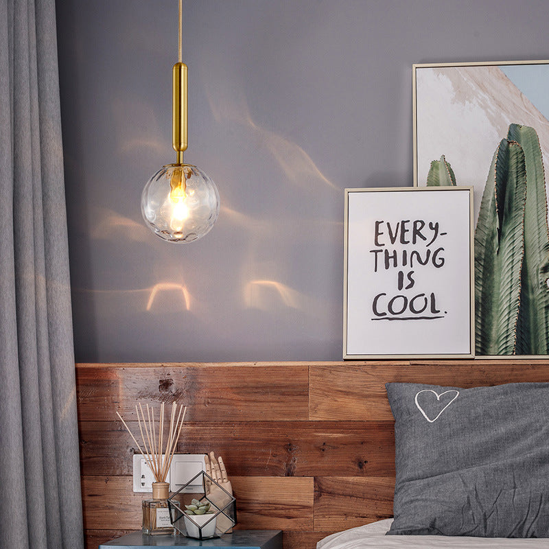 Kogellichtophanging hanger moderne eenvoudige glashanglampen voor restaurant