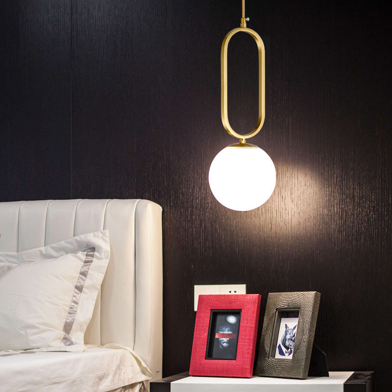 Kogellichtophanging hanger moderne eenvoudige glashanglampen voor restaurant
