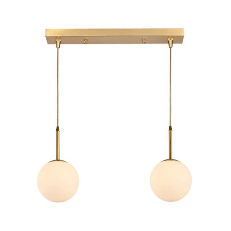 Kogellichtophanging hanger moderne eenvoudige glashanglampen voor restaurant