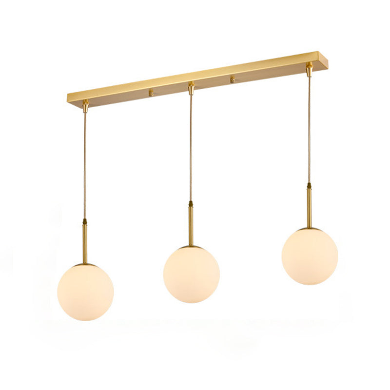 Kogellichtophanging hanger moderne eenvoudige glashanglampen voor restaurant