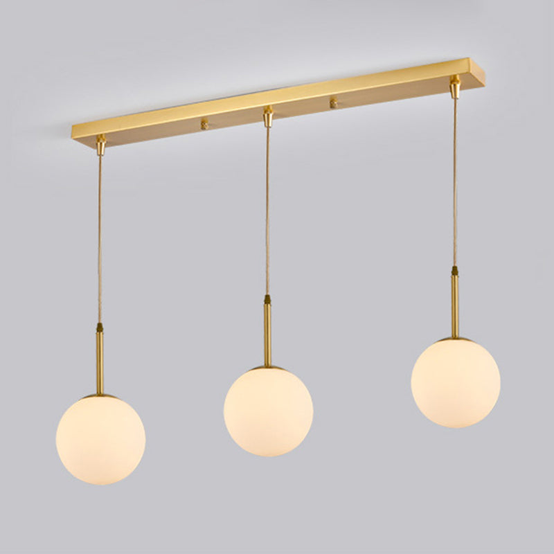 Kogellichtophanging hanger moderne eenvoudige glashanglampen voor restaurant