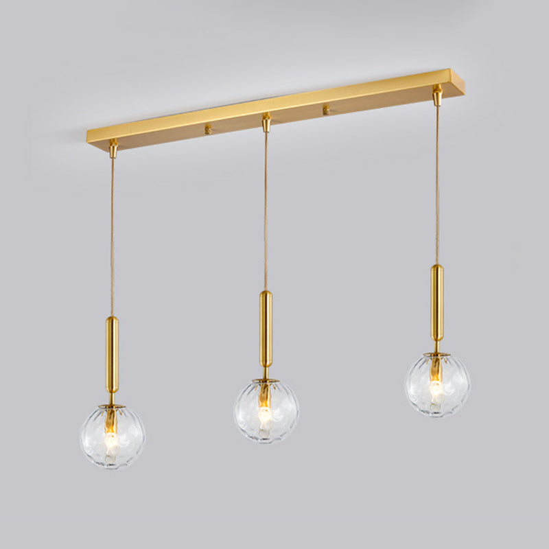 Kogellichtophanging hanger moderne eenvoudige glashanglampen voor restaurant