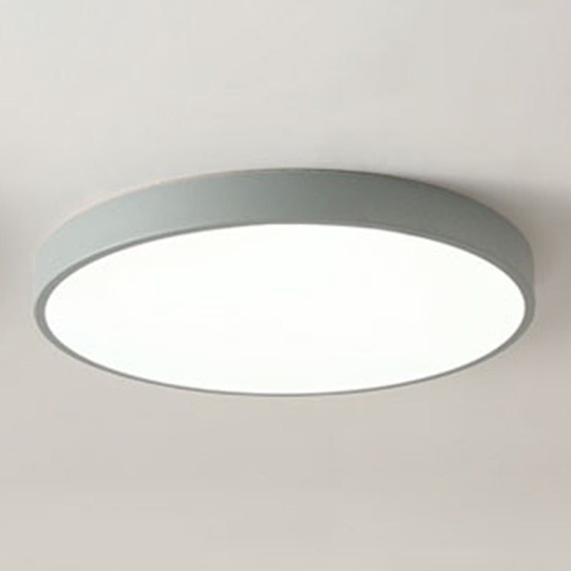 Modern Circle Flush Mount Ceiling Lighting Fixture Acrylique Flushmount
