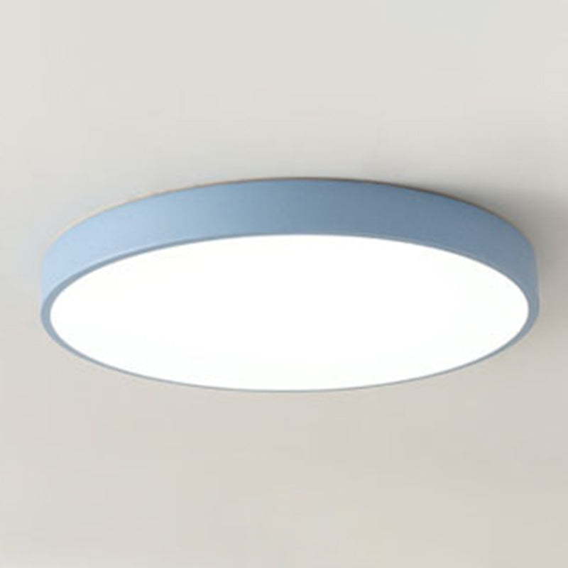 Modern Circle Flush Mount Ceiling Lighting Fixture Acrylique Flushmount