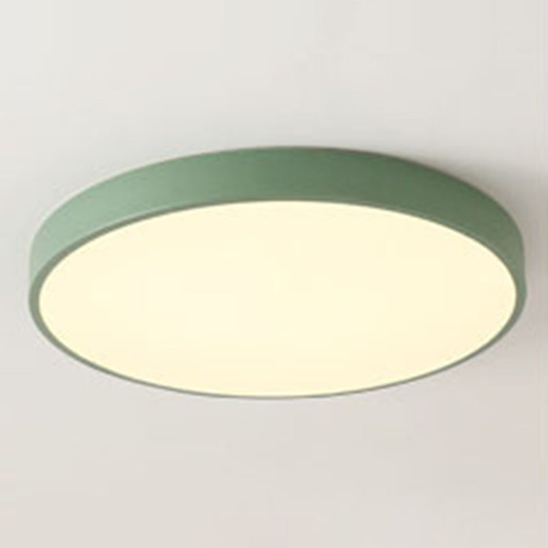 Modern Circle Flush Mount Ceiling Lighting Fixture Acrylique Flushmount