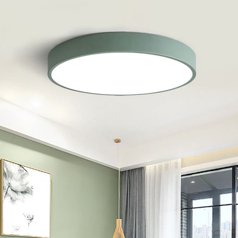 Modern Circle Flush Mount Ceiling Lighting Fixture Acrylique Flushmount