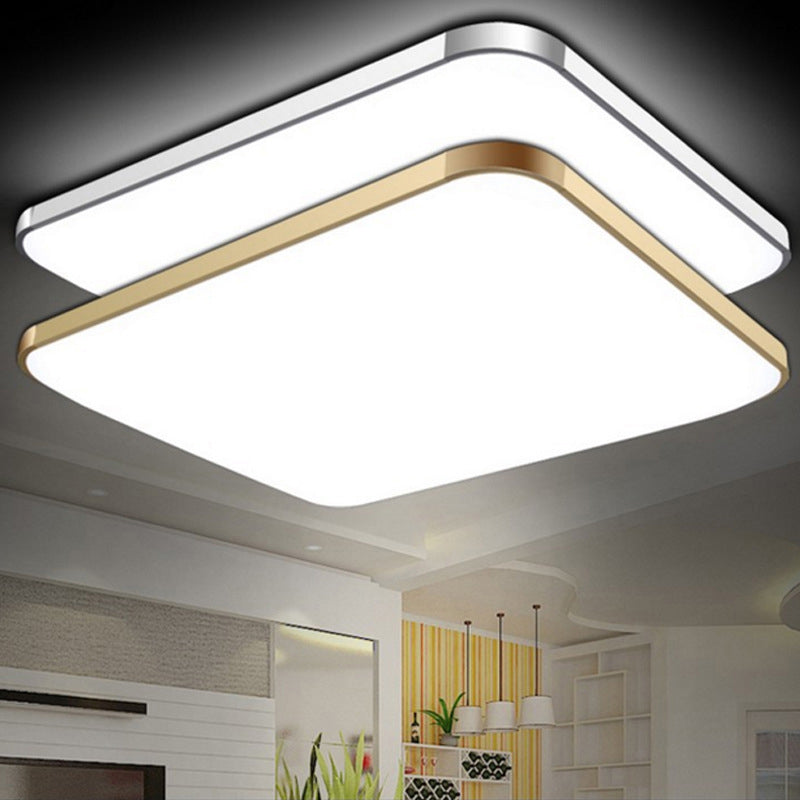 Luminaire de plafond encastré rectangulaire Luminaire de montage encastré en aluminium LED moderne