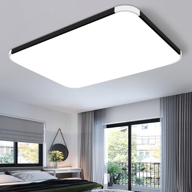 Luminaire de plafond encastré rectangulaire Luminaire de montage encastré en aluminium LED moderne