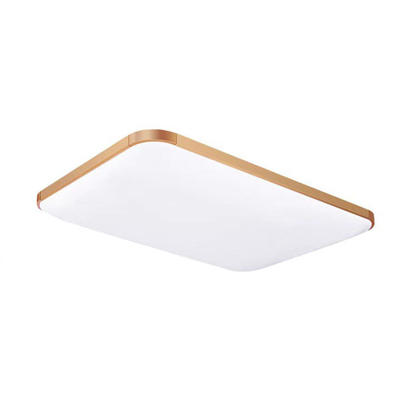 Luminaire de plafond encastré rectangulaire Luminaire de montage encastré en aluminium LED moderne