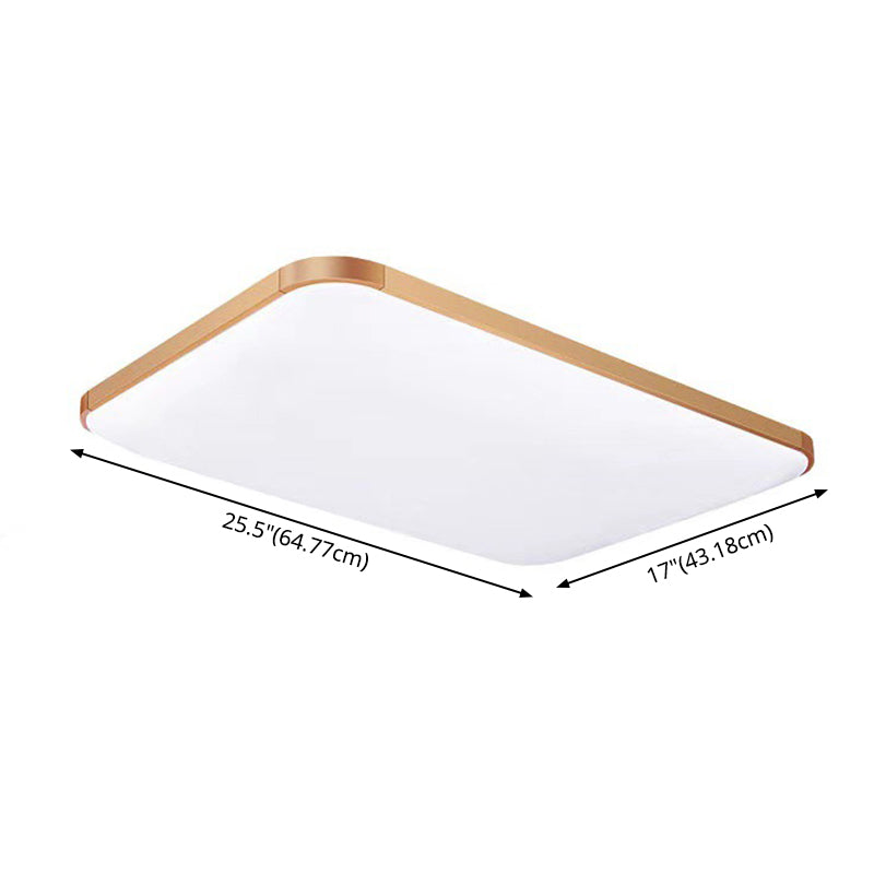 Luminaire de plafond encastré rectangulaire Luminaire de montage encastré en aluminium LED moderne