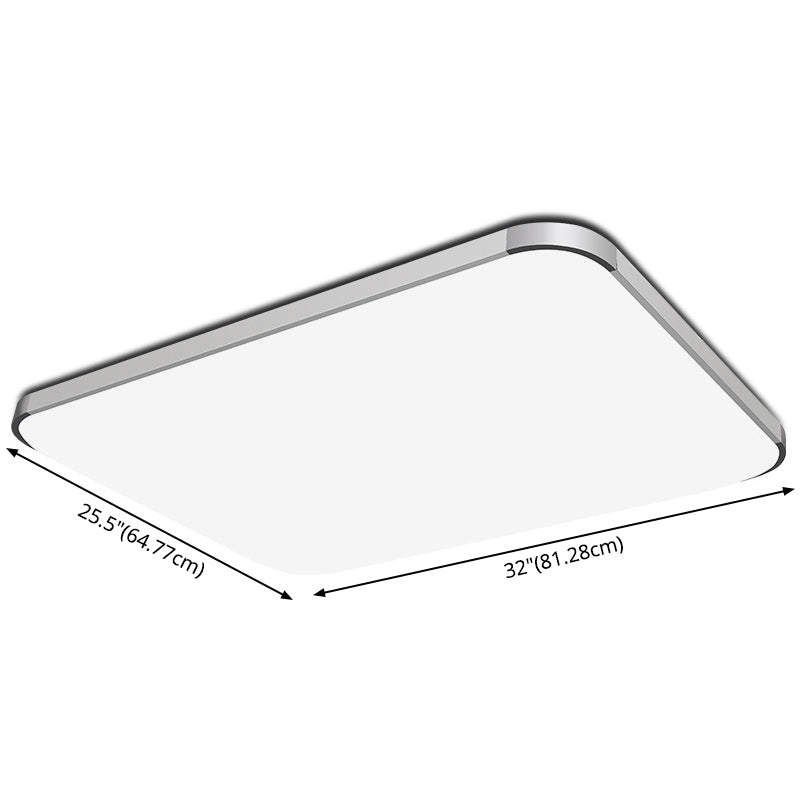 Luminaire encastré rectangulaire en aluminium, éclairage encastré LED minimaliste