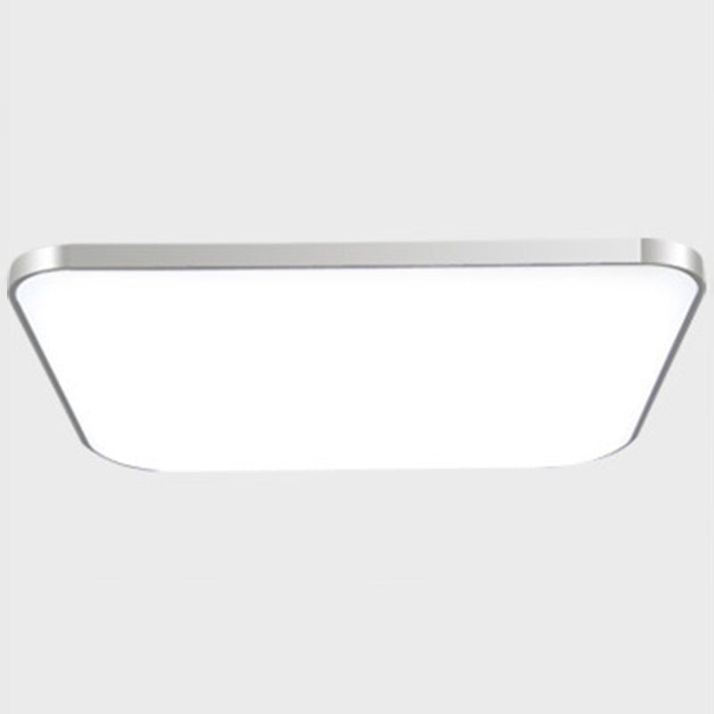 Luminaire encastré rectangulaire en aluminium, éclairage encastré LED minimaliste