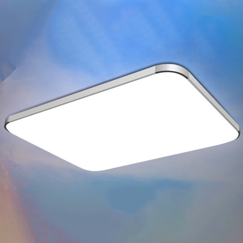 Luminaire encastré rectangulaire en aluminium, éclairage encastré LED minimaliste