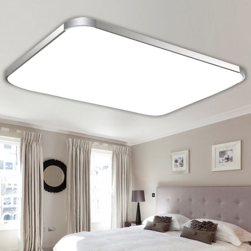 Luminaire encastré rectangulaire en aluminium, éclairage encastré LED minimaliste