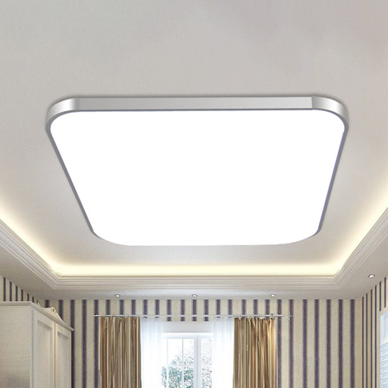 Luminaire encastré rectangulaire en aluminium, éclairage encastré LED minimaliste