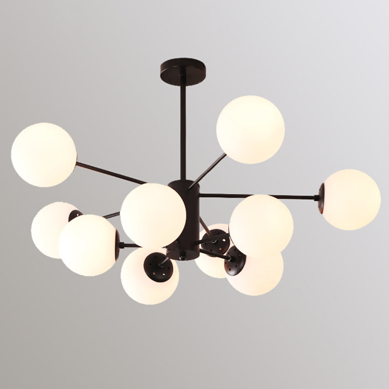 Aparte de iluminación de latón completo de estilo negro