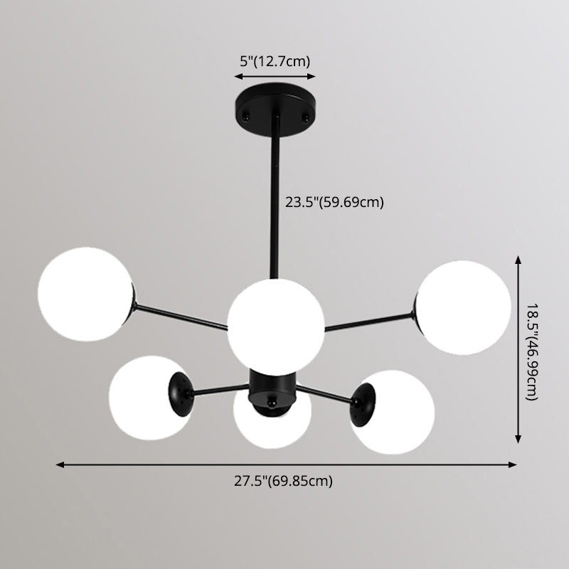 Aparte de iluminación de latón completo de estilo negro