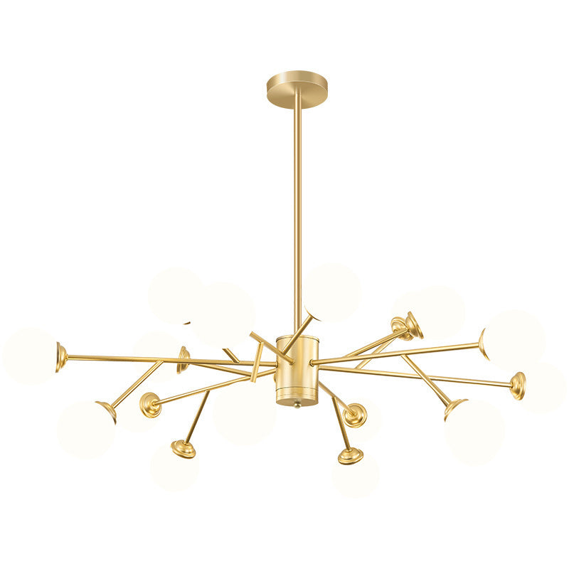 Stile di minimalismo nordico Molecolare lampadario bianco a sfera di vetro a sfera per il soggiorno dell'illuminazione