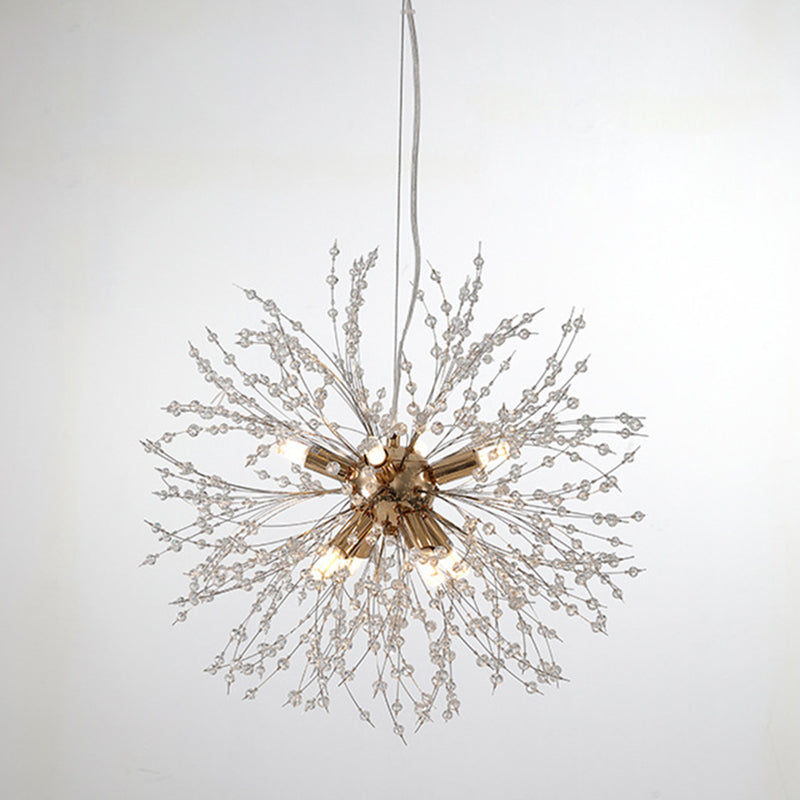 Moderne Spray Hanging Pendell Lichtkristall Anhängerbeleuchtung