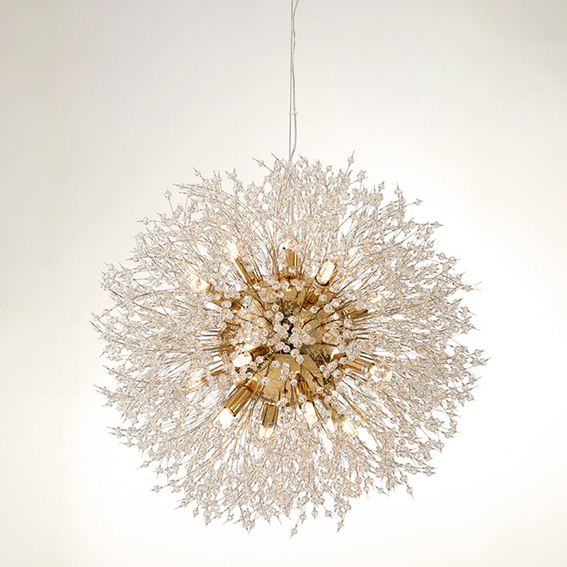 Moderne Spray Hanging Pendell Lichtkristall Anhängerbeleuchtung