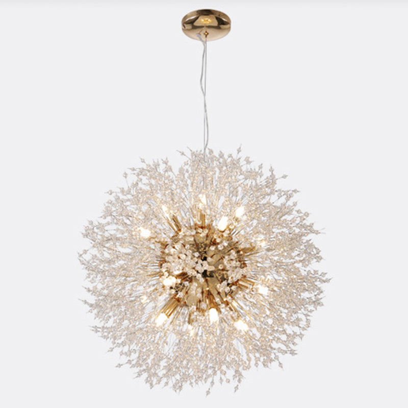 Moderne Spray Hanging Pendell Lichtkristall Anhängerbeleuchtung