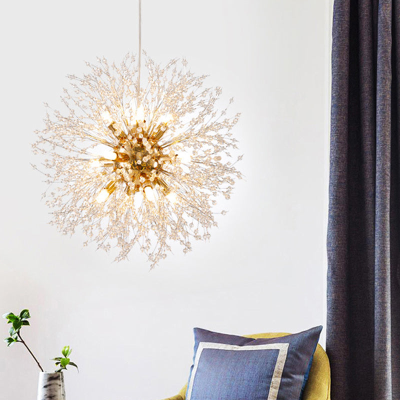 Moderne Spray Hanging Pendell Lichtkristall Anhängerbeleuchtung