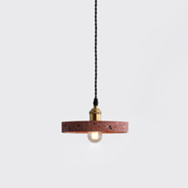 Plafonds pendentif en pierre avec une teinte moderne 1 pendentif lumineux