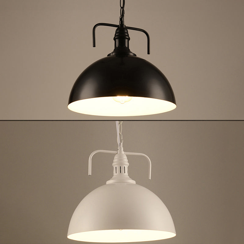 Swivel Joint Pendant Light Industrial Nautical 1 Light Metal Bowl Farmhouse Hanging Lights