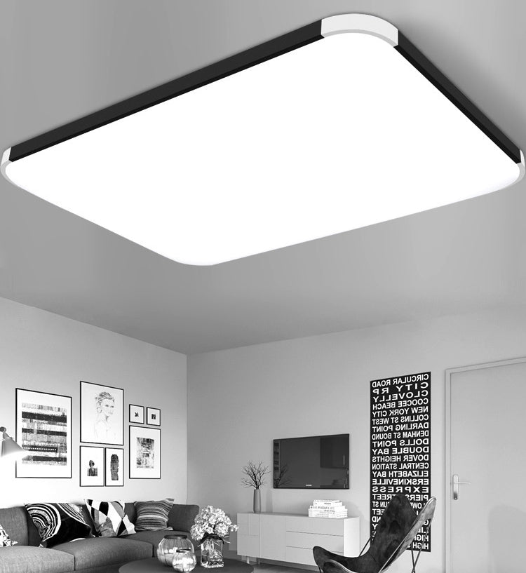 Luminaire de plafond encastré rectangulaire Luminaire de montage encastré en aluminium LED moderne