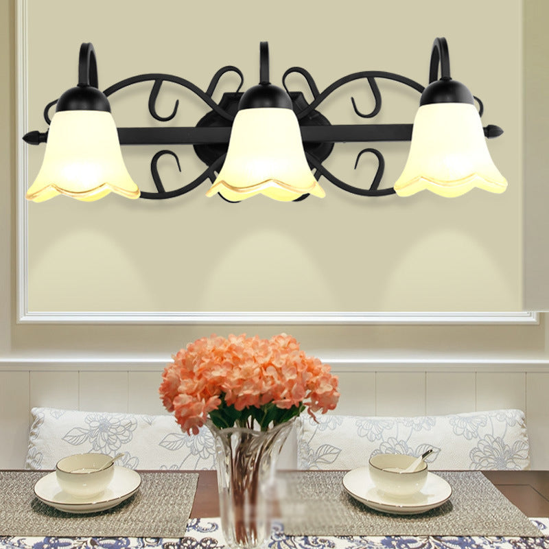 Vintage Style 3-Light Wall Light Traditional Bathroom Vanity Light