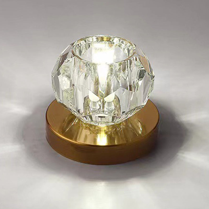 Plafond géométrique moderne affleurant le plafond en cristal de lumières affleurantes