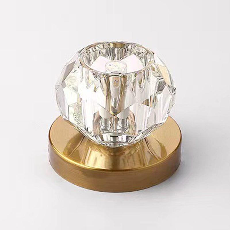 Plafond géométrique moderne affleurant le plafond en cristal de lumières affleurantes