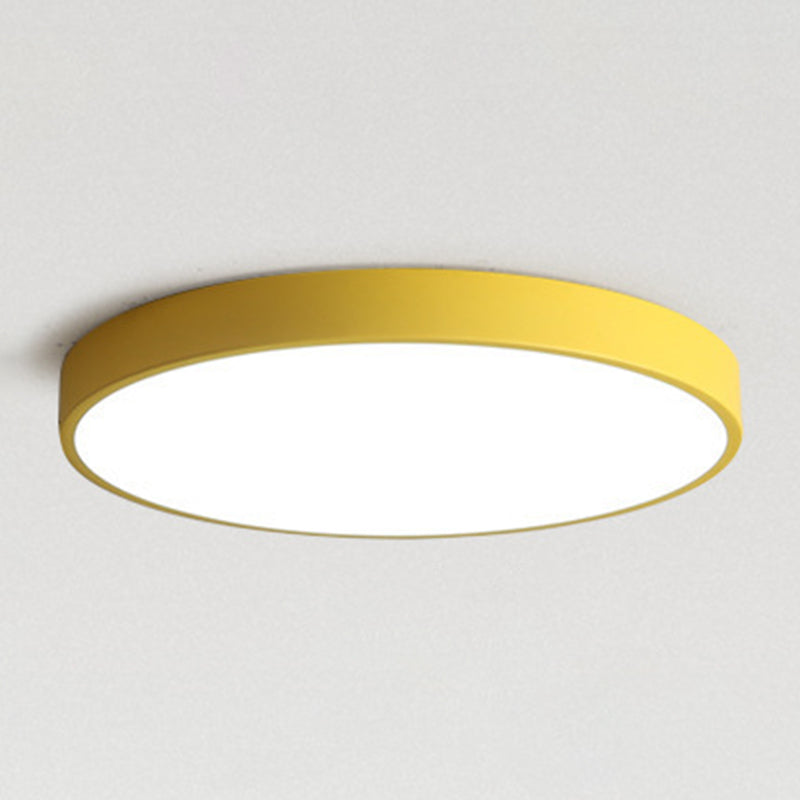 Flush moderne Mont Ceiling Fixture Éclairage Acrylique Montage