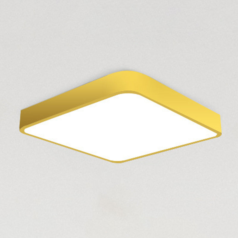 Flush moderne Mont Ceiling Fixture Éclairage Acrylique Montage