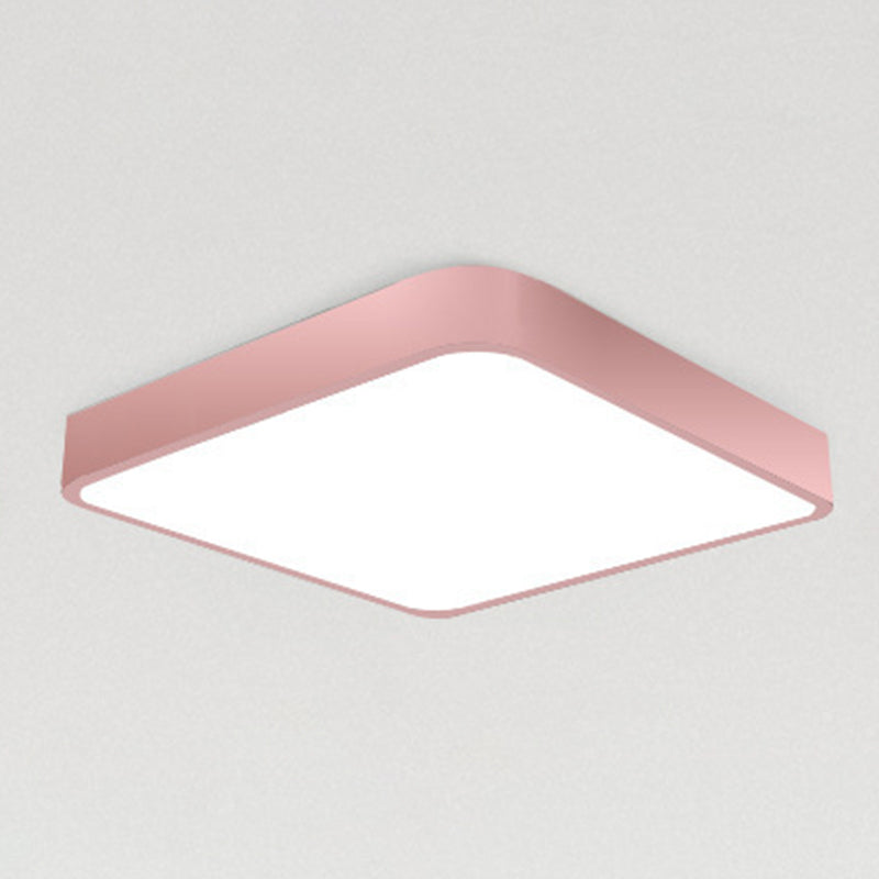 Flush moderne Mont Ceiling Fixture Éclairage Acrylique Montage