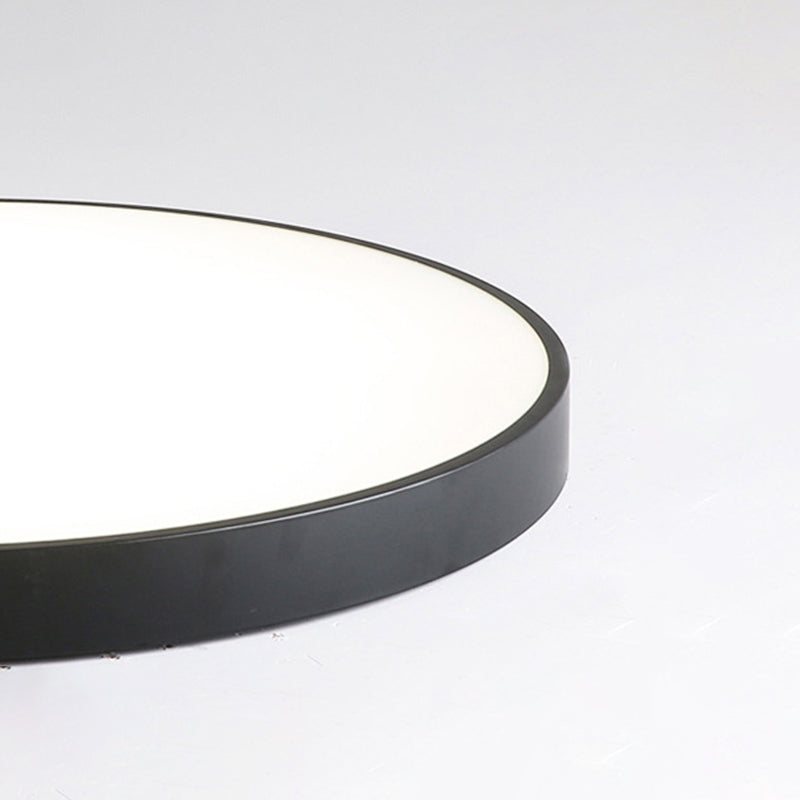 Flush moderne Mont Ceiling Fixture Éclairage Acrylique Montage