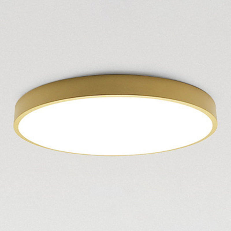 Flush moderne Mont Ceiling Fixture Éclairage Acrylique Montage